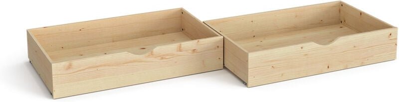 Vitalispa - Rollschublade Everest, Braun, 97.7 x 55.6 cm 2er Set