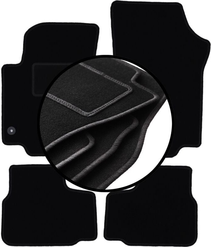 Komplettset Veloursmatten für: Skoda Citigo Fließheck (2011-)