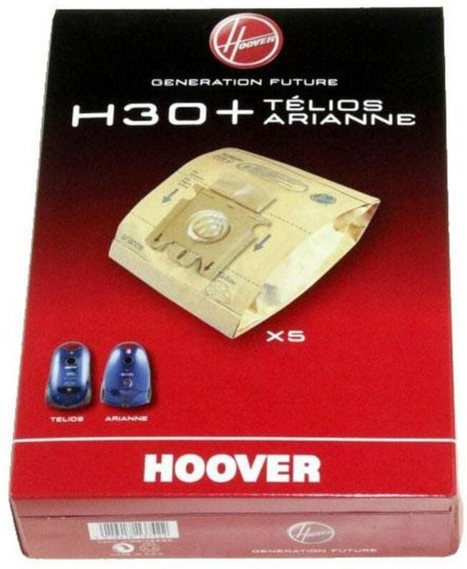 Ersatzteil - 5er Pack Staubsaugerbeutel H30S SENSORY TELIOS ARIANNE - - HOOVER, CANDY