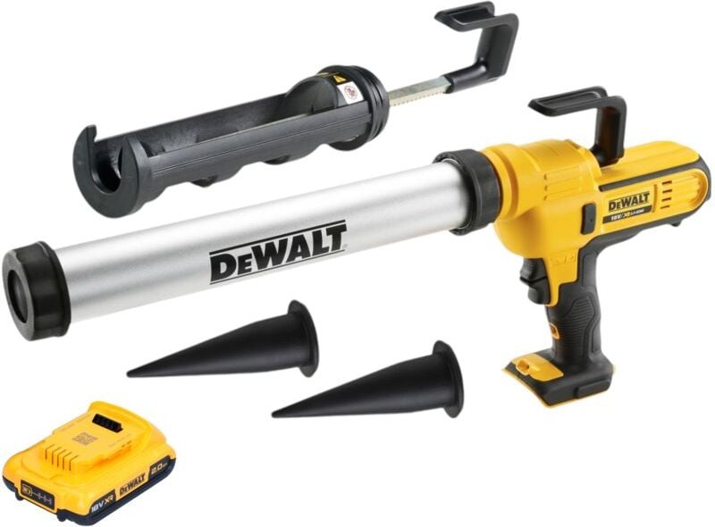 DeWalt DCE 581 NK Akku Kartuschenpistole 18 V 310 ml + 1x Akku 2,0 Ah + Koffer - ohne Ladegerät