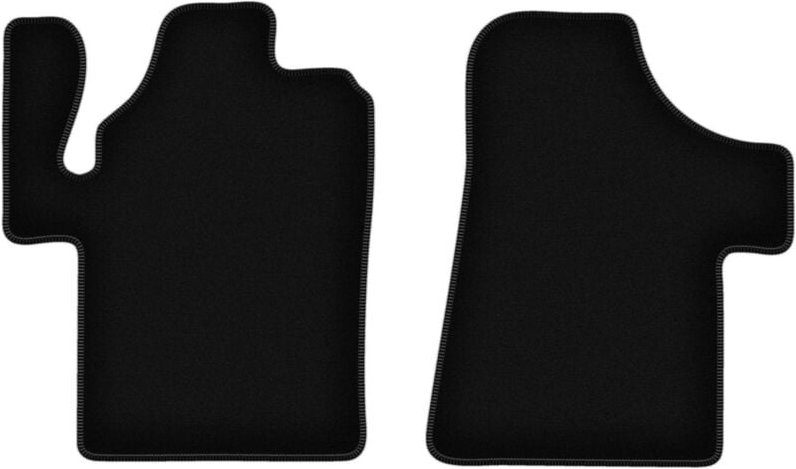 BASIC schwarze Veloursmatten für: Mercedes Viano W639 Kastenwagen (2003-2014)