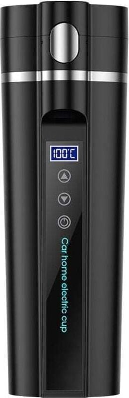 Auto-Wasserkocher, 24 V/12 v Reisebecher, Elektrofahrzeug, beheizter Wasserbecher, einstellbare schnelle Heiztemperatur,...