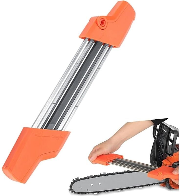 Kettensägenschärfer 3/8 Zoll 4,0 mm, Kettensägenschärfwerkzeug, 2-in-1-Kettenschärfer, kompatibel mit STIHL 56057504303