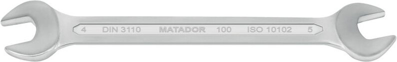 Matador - Schraubwerkzeuge 01000405 Doppel-Maulschlüssel Schlüsselweite (Metrisch) 4 - 5 mm
