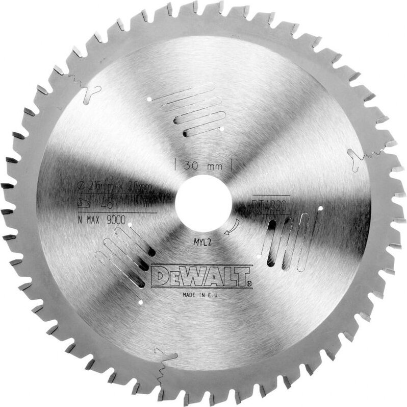 Zubehör - Kreissägeblatt 250x30 mm, 80 Zähne DT4287 - Dewalt