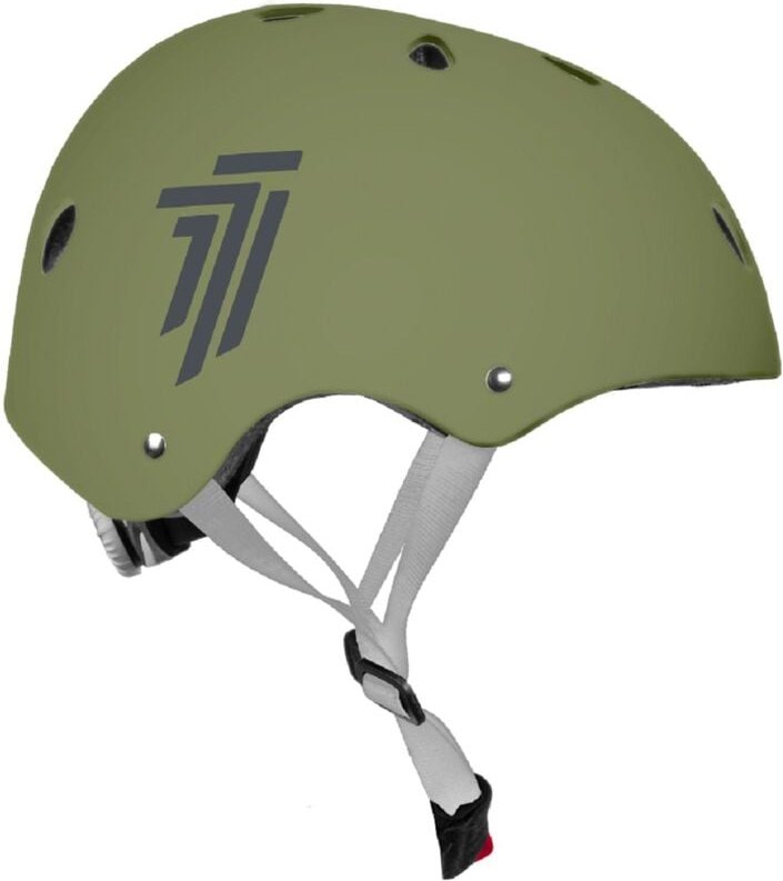 Cofi 1453 - 7-Brand Sporthelm Army Grün Sicher & Leicht für Fahrrad & Skaten 52-56 cm