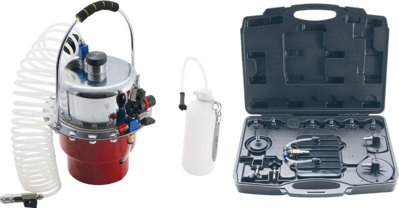 Bgs Technic - Druckluft-Bremsenentlüfter- und Adapter-Satz 17-tlg.