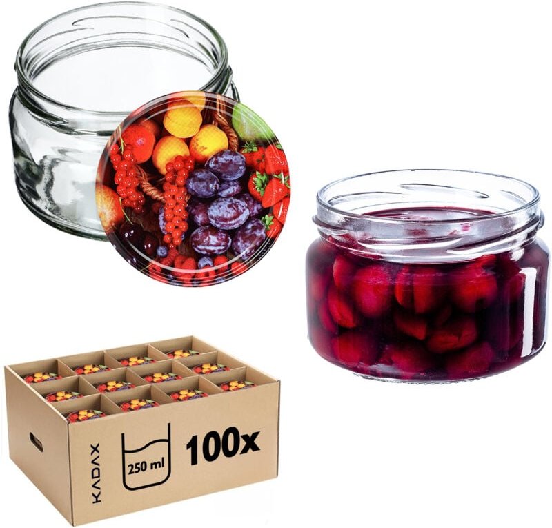 KADAX Glas Klara 250ml fi82 TO-250/1 Paket 100 Stück