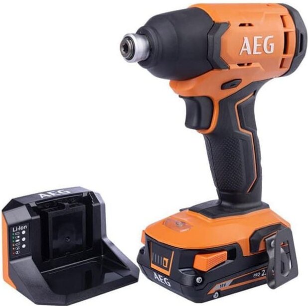 18V Akku-Schlagschrauber BSS18C2 Set 210Nm 3.600 min-1 Akkuschrauber 1x Starter Set 4,0 Ah Akku + Ladegerät - AEG