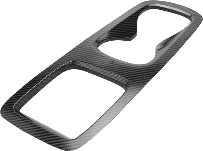 Thumbnail - Für-VW ID.3 ID.4 Carbon Fiber Car Center Console Tasse Halter Panel Rahmen Dekorative Zubehör