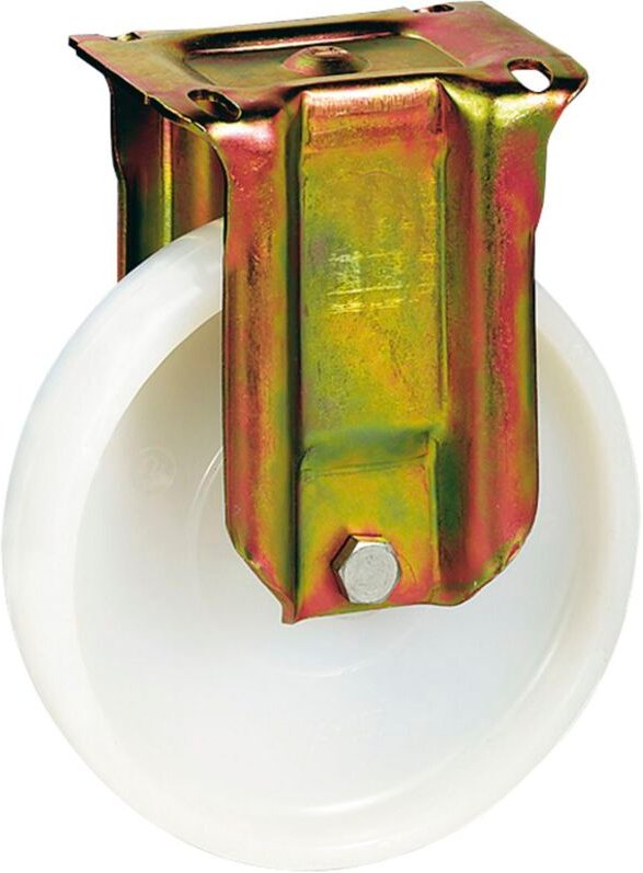 Dörner+helmer - Bockrolle Polyamid-Rad ø 100 mm Schwerlastrolle Kunststoffrad Tragkraft 320 kg