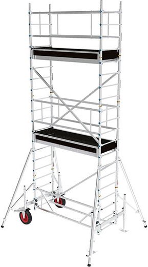 Matisère - Gartengerüst 2 Bühnen 1.60m - Max. Arbeitshöhe 6.30m - EC416TH