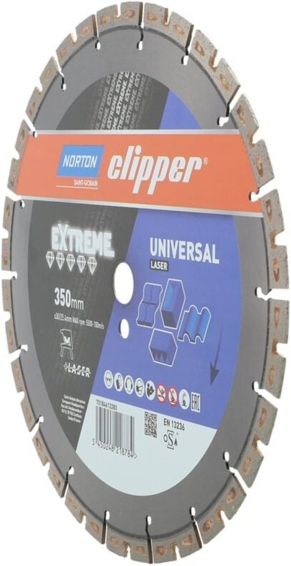 Thumbnail - Norton - Clipper Diamant-Trennscheibe Extreme Universal Laser 350x30/25