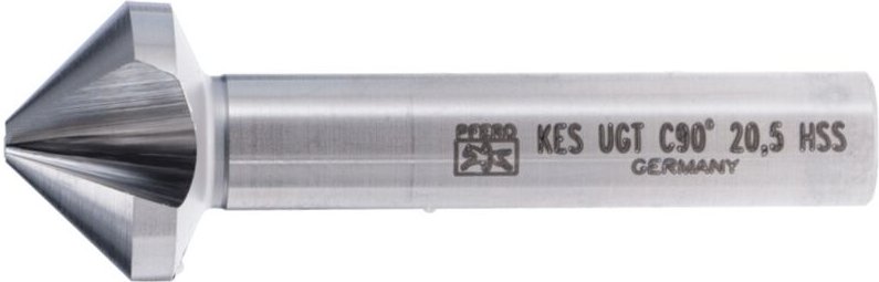 PFERD HSS Kegel-und Entgratsenker UGT 90° Ø 20,5 mm Schaft-Ø 10 mm DIN 335 C mit Ungleichteilung
