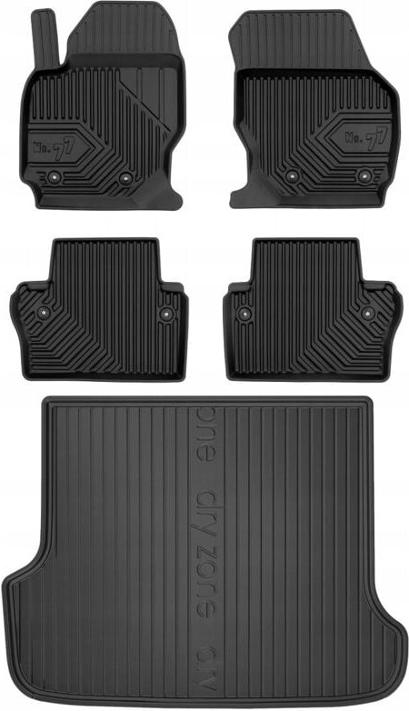 SET 77 Gummimatten und Abdeckung Volvo XC70 2 von 2007-2016