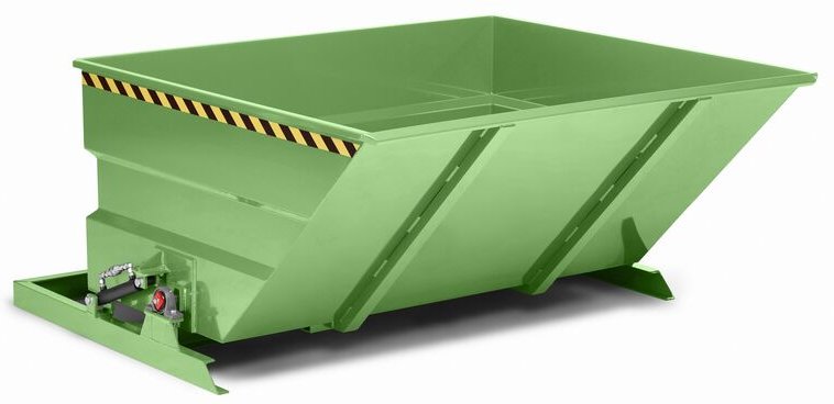 RR Industrietechnik Großraumkipper Typ RGK-300 2220x2380x1045mm 3000dm³ RAL 6011 Resedagrün