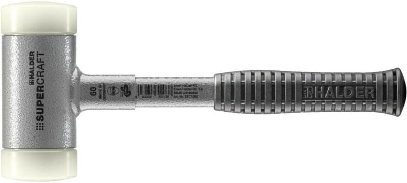 Halder Schonhammer Stahlrohr 60mm rsrf., Nylon