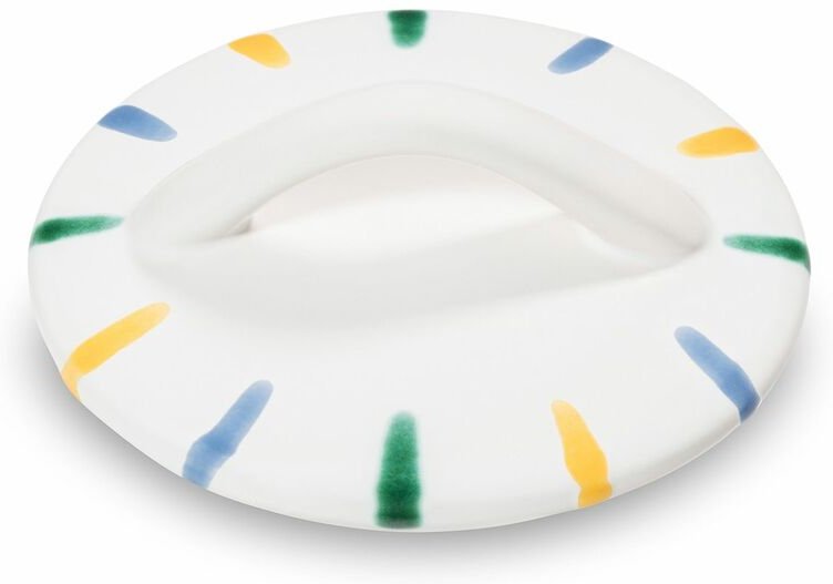 Gmundner Keramik - Buntgeflammt, Oberteil Zuckerdose Gourmet