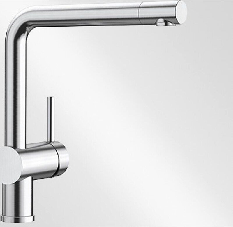 Blanco Linus S - Küchenarmatur mit ausziehbarem Auslauf, Edelstahl 526242