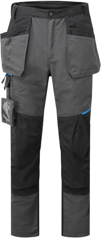 Arbeitshose WX3 mit 2 Taschen – Slim Fit, Grau Metall, M – FR(42) – UK(33)