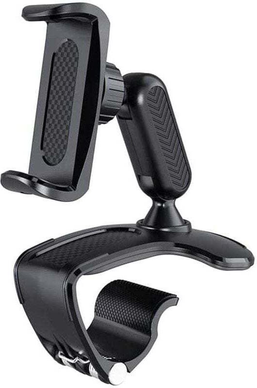 XVX - Schwarz) Multifunktionaler Handyhalter für Auto-GPS-Armaturenbrett und 4-7-Zoll-Smartphones