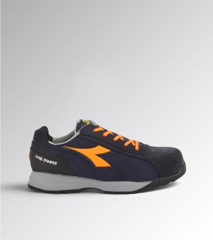 Sicherheitsschuhe niedrig GLOVE MDS TEXT S1PS FO HRO SR - Marineblau/Orange 36