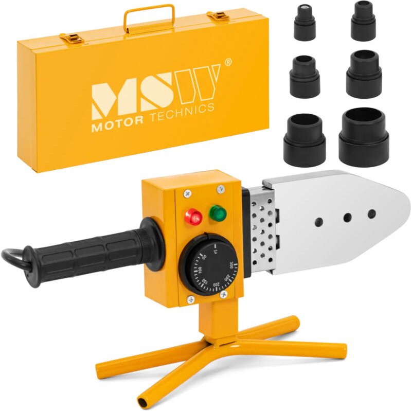 Muffenschweißgerät 1000 W 6 Heizdorne 20 - 63 mm bis 300 °C PE-Schweißgerät