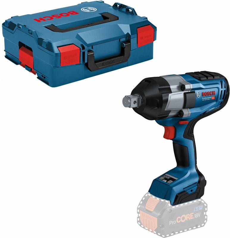 Bosch Akku-Drehschlagschrauber BITURBO GDS 18V-1050H ohne Akku ohne Lader L-Boxx