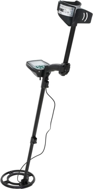 Metalldetektor 24 cm Suchtiefe mit LCD-Display Vidaxl