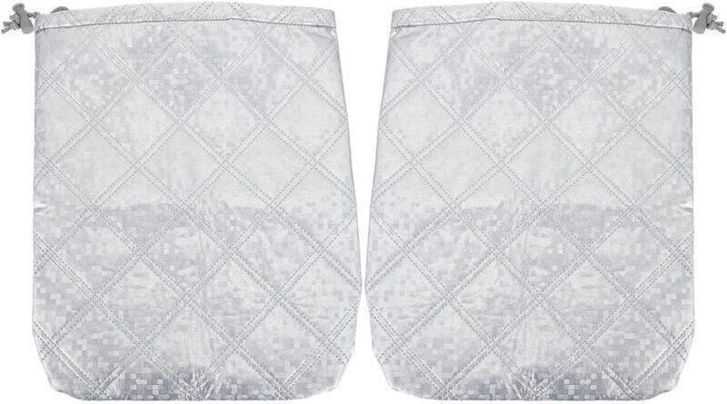 Coppia di calotte per specchietti laterali, protezione da neve, antigelo, antipioggia e antigelo (33 x 27 cm) - KZQ