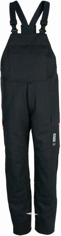 Rofa - Schweißerschutz-Latzhose Splash, dunkelanthrazit / grau, Konfektionsgröße de: 98