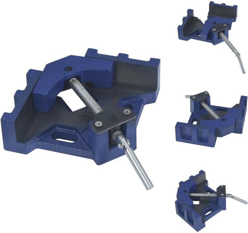 Schraubzwingen & -stöcke - Living Winkel-Schraubstock 104 mm Gusseisen