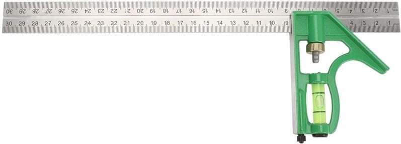 300 mm multifunktionales Kombinations-Winkellineal, 45/90-Grad-Winkellineal, Messwerkzeuge mit Wasserwaage