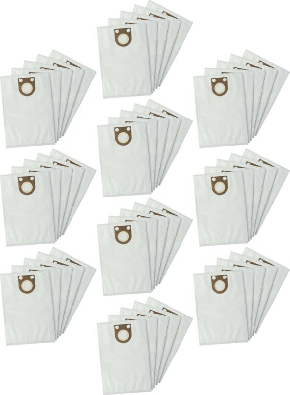 50x Staubsaugerbeutel Ersatz für Bosch 2605411229 für Staubsauger - Mikrovlies, 43cm x 33cm, Weiß - Vhbw