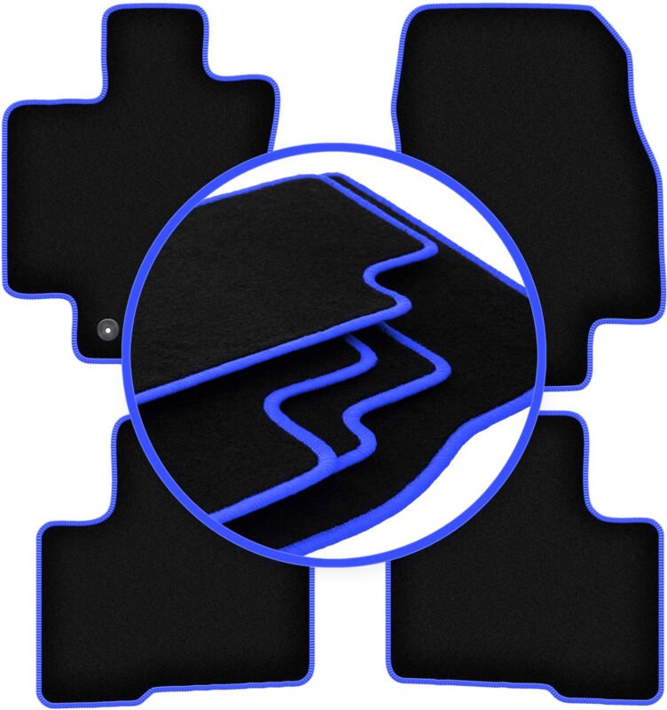 CARLUX-BLUE Autofußmatten für: Toyota Highlander IV SUV (2021-)