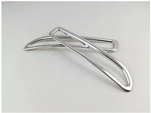 Alovez - Für Koleos 2017-2022 abs Chrom Nebelschlussleuchte Lampe Dekorative Abdeckung Trim Auto Zubehör 2 stücke