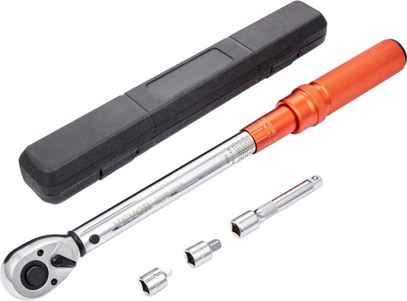 Thumbnail - Drehmomentschlüssel 1/2', 14–204 Nm Drehmomentschlüssel Fahrrad & Motorrad Set, ± 3 % Fehlergenauigkeit mit Verlängerung...