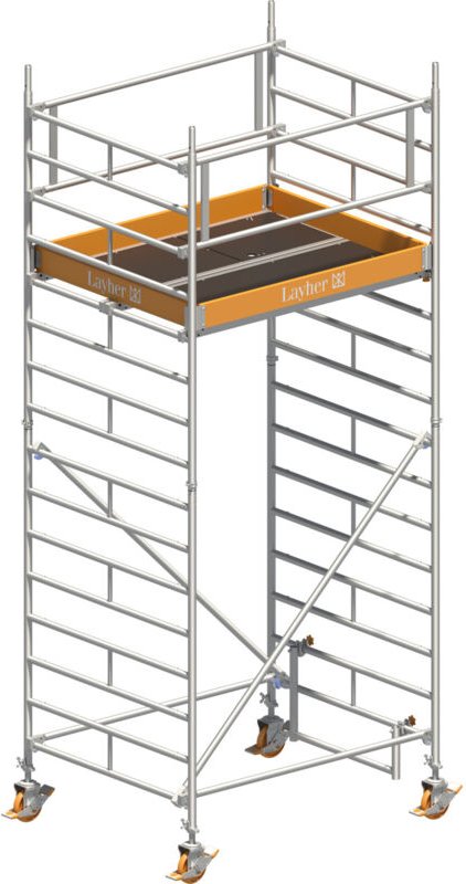 Layher Rollgerüst Uni Kompakt 5,20m AH (DIN EN 1004:2004)