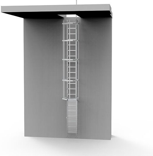 Matisère - Ortsfeste Steigleitern - Steighöhe 3.00m - CS/SD/300/CSPC