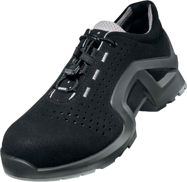 Uvex 1 S1 SRC ESD 85118 Sicherheitsschuhe - 46 EU - Schwarz / grau