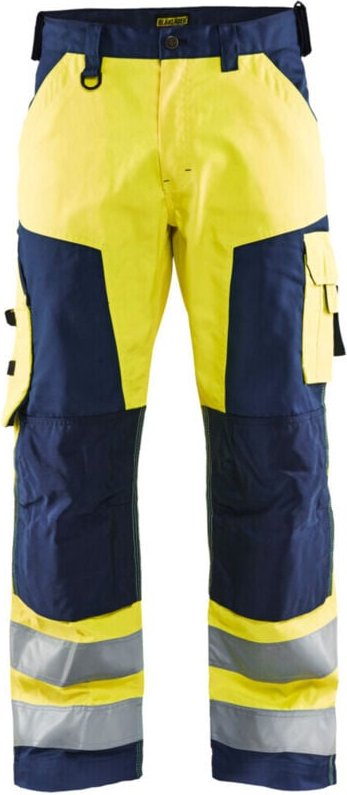 Blaklader - Blakläder Warnschutz-Bundhose, gelb / marineblau, Konfektionsgröße 56