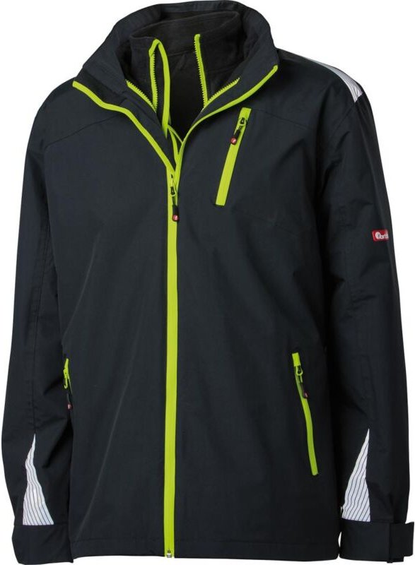 3-in-1Jacke 24, schw./lime,Gr.2XL - Fortis