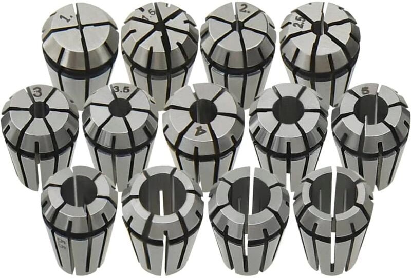 ER11 Spannzangen 13-tlg. Drehwerkzeugsatz Vidaxl