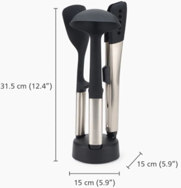 Joseph Joseph Elevate Fusion 3-tlg Utensilienset mit Ständer