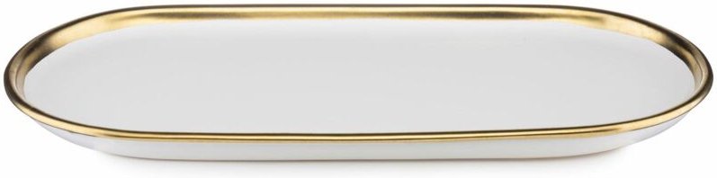 Lovia Weißgold-Dekotablett 32 cm