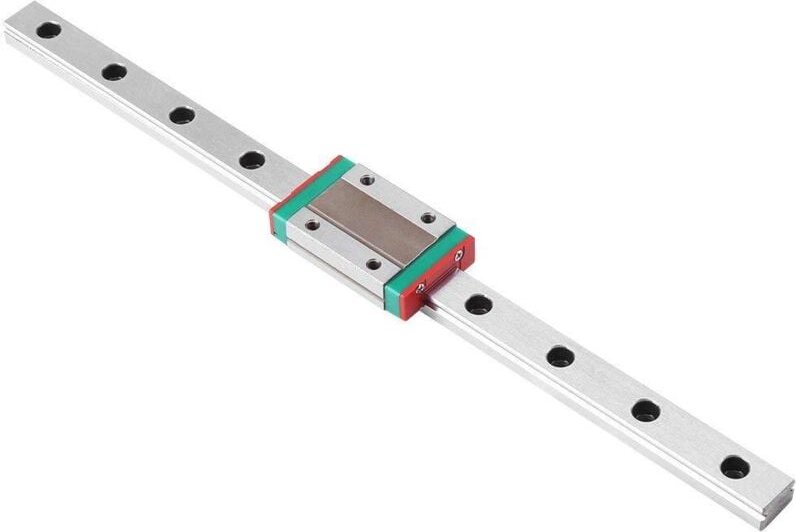 250 mm Linearschienenführung, Walfront Lineargleitführung mit Schlittenblock für DIY-3D-Drucker und CNC-Maschine (250 mm...