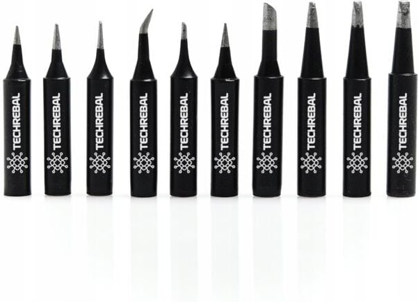 900M TECHREBAL Spitzen 10 Stück SCHWARZ
