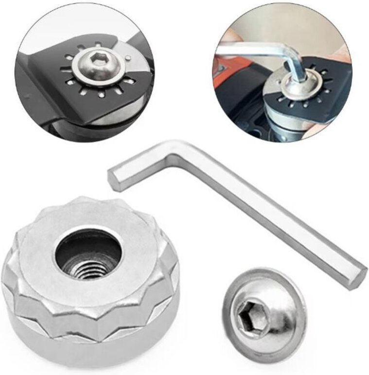 Thumbnail - Starlock-Werkzeugkonverter, Star-Lock-System, Elektrowerkzeuge, oszillierender Sägeblattadapter, einfache Installation, ...