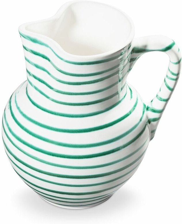 Gmundner Keramik - Grüngeflammt Krug Wiener Form 1,5 Liter