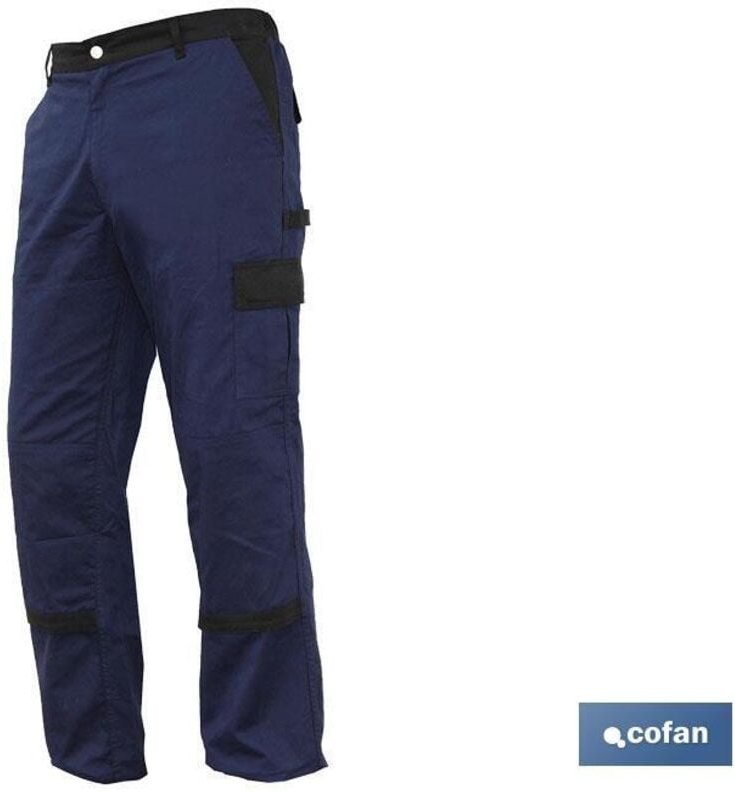 Jano Regular Fit Flexible Arbeitshose Meer/Schwarz T-54